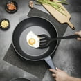 thumbnail image 1 of Nonstick Silicone Spatula with Heat-Resistant Coating, Flexible Leak-Proof Cooking Utensil with Drain Holes & Hanger, Dishwasher Safe Kitchen Tool (12 Inch), 1 of 5