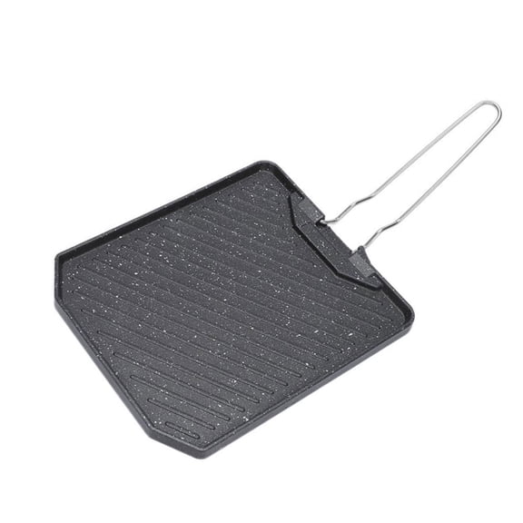 Nonstick Skillets Fish Frying Pan with Comfortable Grip Outdoor Grilling Pan Suitable for Quick Meals at Home