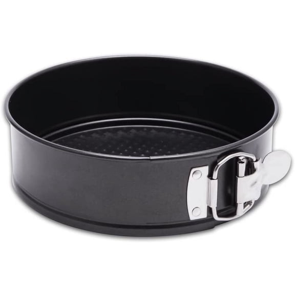 Nonstick Springform Cheesecake Pan 9 Inch Removable Bottom Leakproof Baking Tool Black