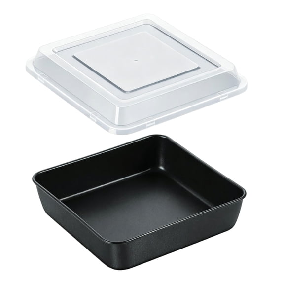 Nonstick Stainless Steel Square Baking Pan With Lid For Cakes Dessert Brownie