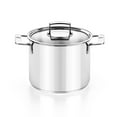 thumbnail image 1 of Nonstick Stock Pot Signature Stainless Steel Cooking Soup Pot with Glass Lid Cookware Kithenware 9.45" (24 cm), 1 of 2