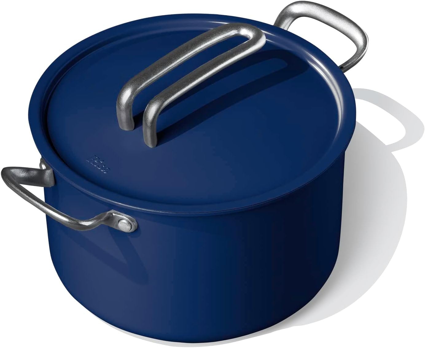 Deep Blue Nonstick BPA-Free Stock Pot with Lid and Holders