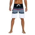 thumbnail image 1 of Nonwe Men's Sportwear Quick Dry Board Shorts with Lining White 34, 1 of 6