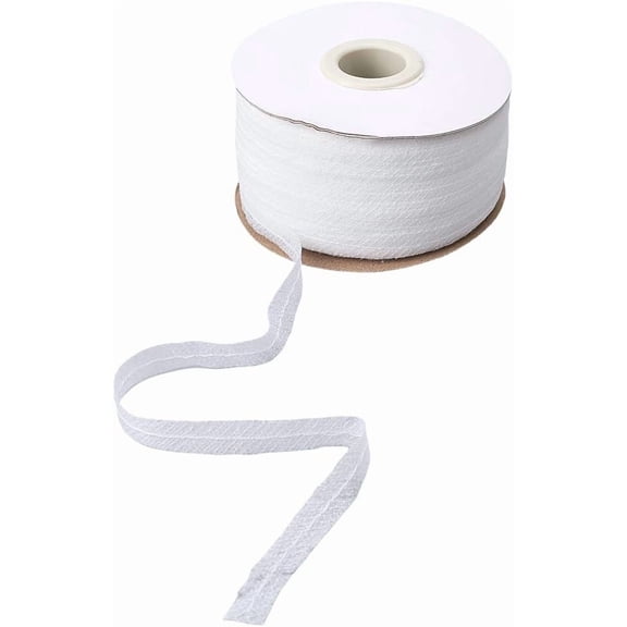 Nonwoven Fabric Ribbon Clothes Accessories White 3/8 inch(10mm)