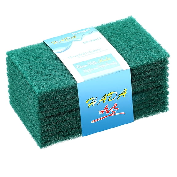 Nonwoven Scouring Pad Multipurpose Cleaning Sponge Durable Rectangular Scrubber for Kitchen Household Use