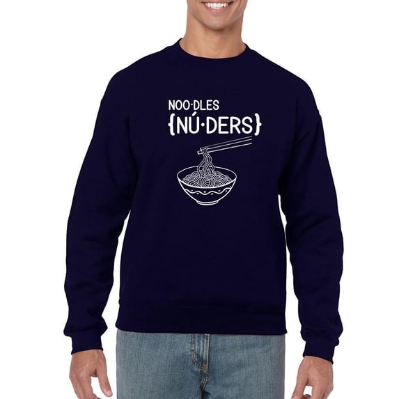 Noo-dles Sweatshirt Men -Smartprints Designs, Male Large