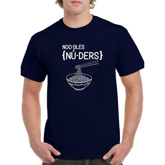 Noo-dles T-Shirt Men -Smartprints Designs, Male XX-Large