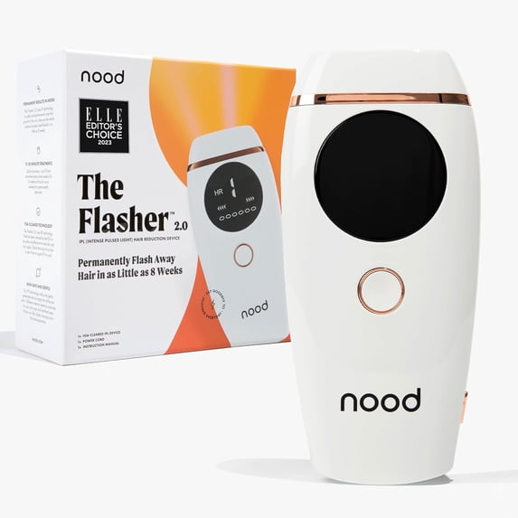 Nood Flasher 2.0 — IPL Laser Hair Removal Device for Women & Men — Pain-Free & Permanent Results
