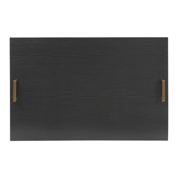 Noodle Board Stove Cover 29 x 21 Inch Stove Top Cover Stove Top Cover Board Suitable for Placing on Gas Hobs, Electric Hobs, Ovens and Kitchen Sinks (Black, Gold)