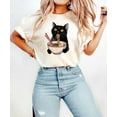 thumbnail image 1 of Noodle Cat Shirt, Ramen Cat Mom Shirt, Cat Lovers Shirt, Black Cat Noodle Shirt, Retro Black Cat Tees, Cat Lover Shirt, Cat Lover, 1 of 4