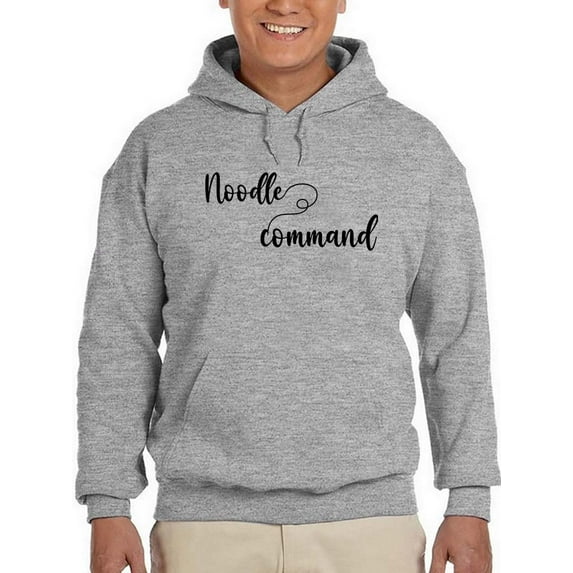 Noodle Command Hoodie Men -Smartprints Designs, Male 3X-Large
