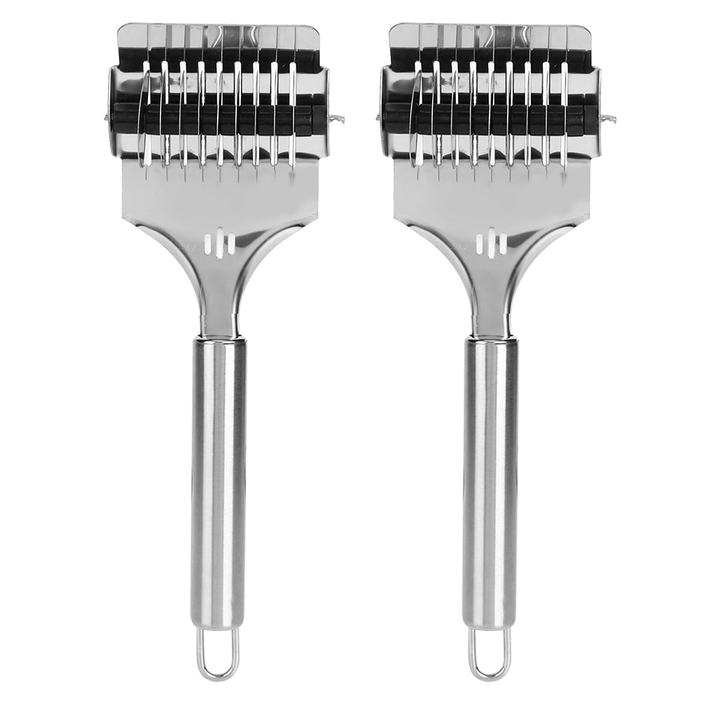 Noodle Cutter, Stainless Steel Noodle Grid Roll, Dough Cutter Spaghetti