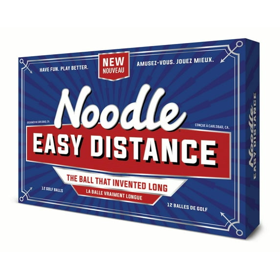 Noodle Easy Distance Golf Balls, 12 Pack, 1.5 lbs