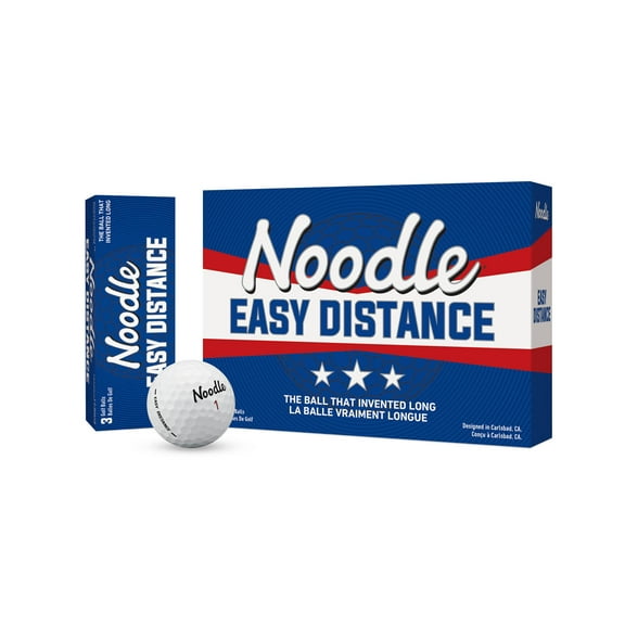 Noodle Easy Distance Golf Balls 12pk, White