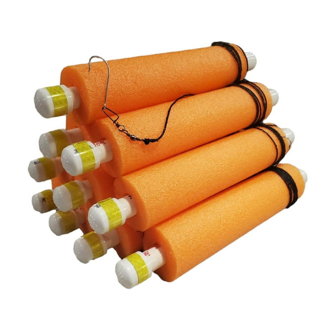 Noodle Jugs 10 Pack Orange Catfish Catfish Rig Catfishing Tackle Jug Lines for Catfishing