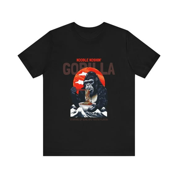 Noodle Noshin Gorilla Ai Great  Unisex Jersey Short Sleeve T-Shirt