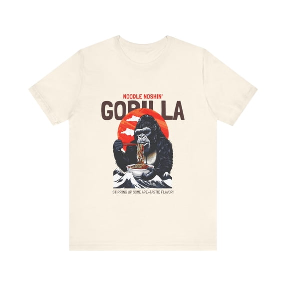 Noodle Noshin Gorilla Ai Great Unisex Jersey Short Sleeve T-Shirt