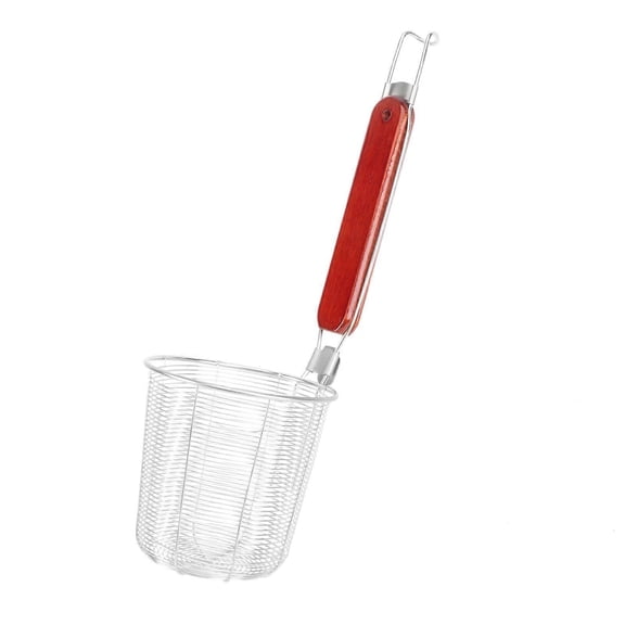 Noodle Strainer With Handle Wire Mesh Kitchen Sieve For Home Chefs 12.5Cm 1Pack