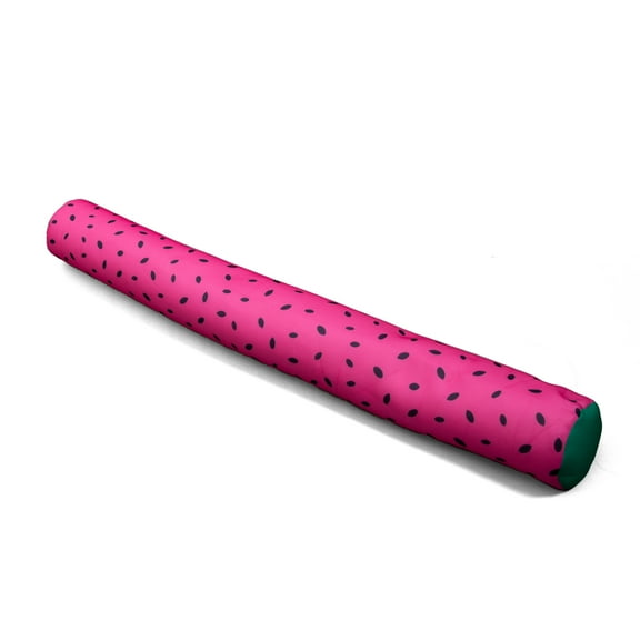 Big Joe Noodle No Inflation Needed Pool Float, Summer Melon Double Sided Mesh, Quick Draining Fabric, Jumbo 4 feet