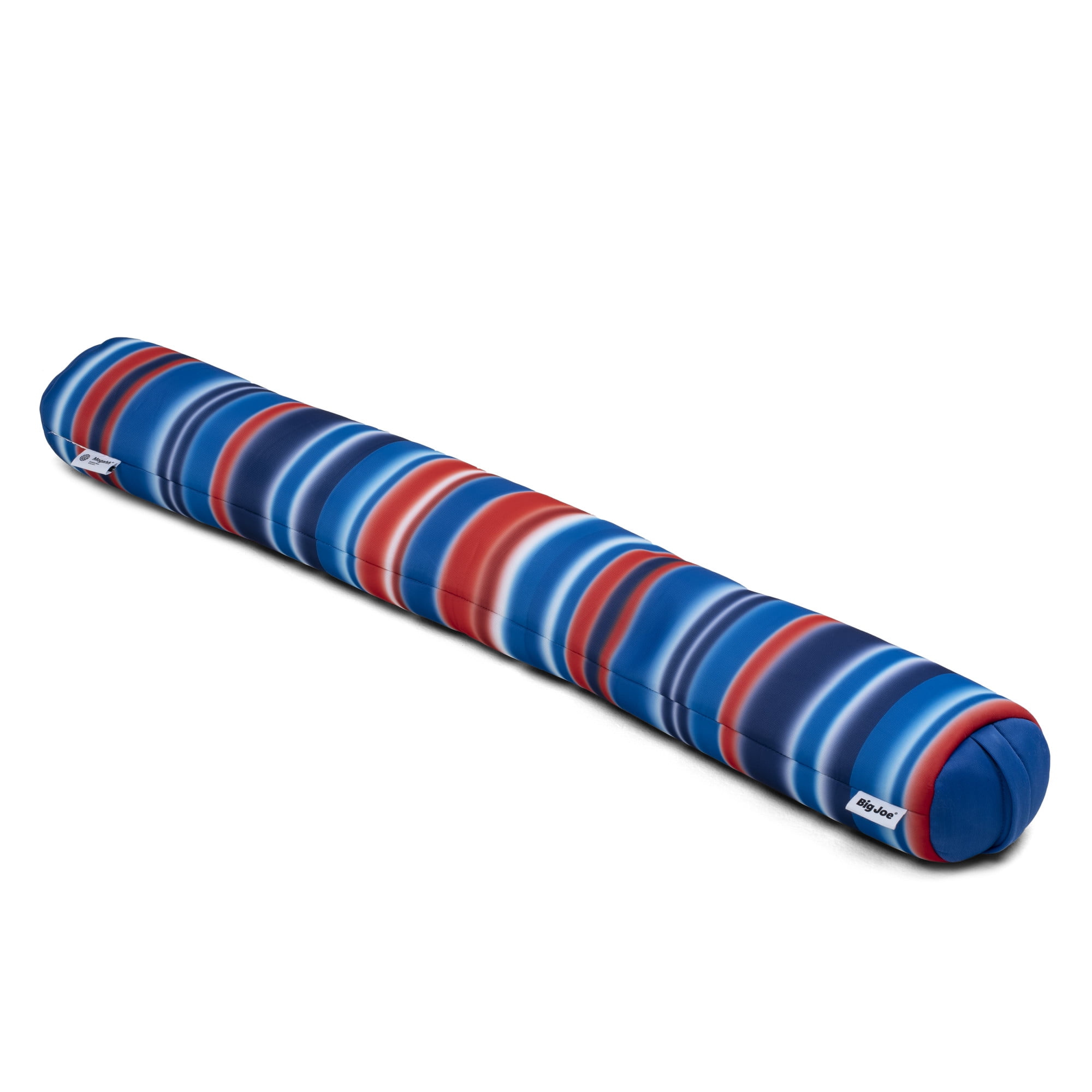Big Joe Noodle Pool Float Kids and Adults Doubled Sided Mesh 4 feet Bean Filled Pool Float with No Air Required Blurred Americana