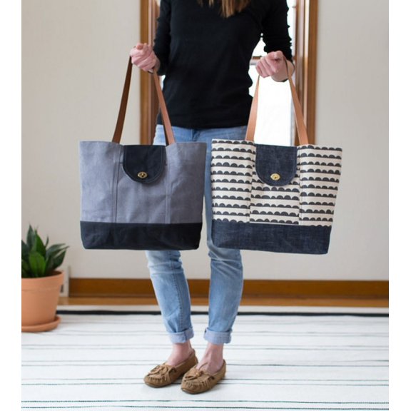 Noodlehead Sewing Pattern Explorer Tote Bags