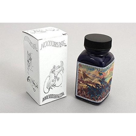 Noodler's Ink Fountain Pen Bottled Ink, 3oz, Bulletproof 54th Massachusetts