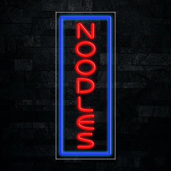 Noodles LED Neon Sign 12"L x 30"H #31600