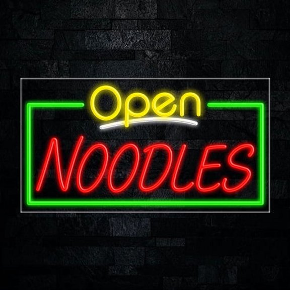 Noodles LED Neon Sign 33"L x 18"H #35805