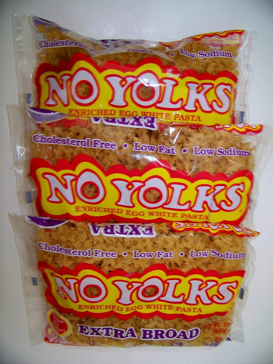 Noodles No Yolks Egg White Pasta Cholesterol Noodles Extra Broad (3