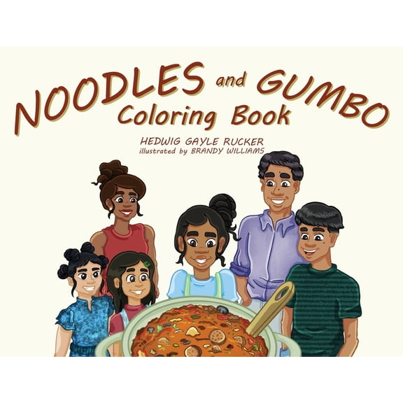 Noodles and Gumbo Coloring Book, (Paperback)