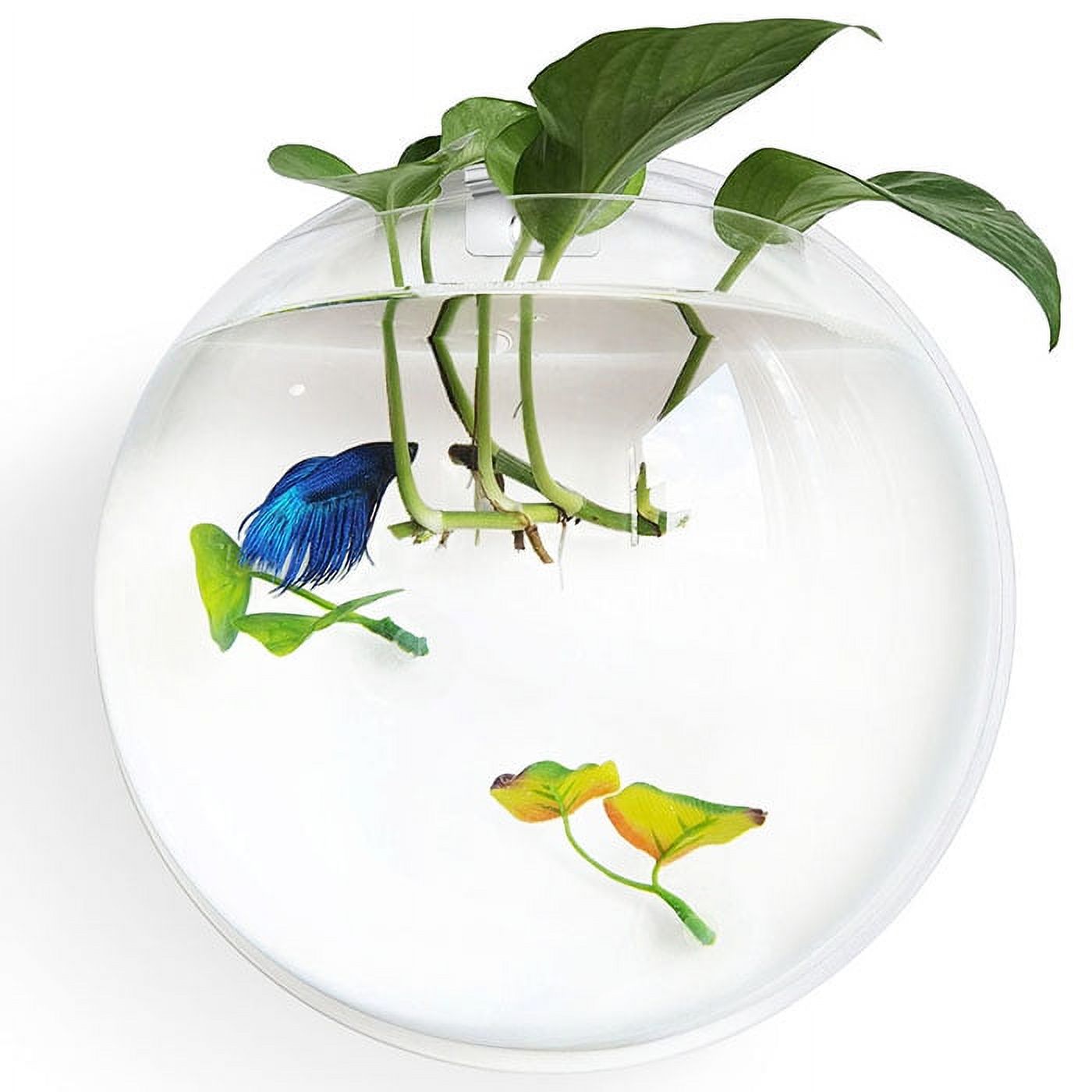 Legendog Wall Mounted Aquarium Tank 1Gallon Betta Fish Bowl Hanging