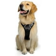 thumbnail image 1 of Noodoky Dog Harness, No-Pull Pet Harness, Adjustable Soft Padded Dog Vest with 2 Leash Clips, Reflective No-Choke Pet Oxford Vest or Large Dogs, Black, XL, 1 of 22