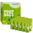thumbnail image 1 of Noodoky Dog Poop Bags, Certified Composting Doggy Waste Bags, Leak-Proof Scented Puppy Litter Bags, 18 Rolls, 270 Bags(9''x13''), 1 of 5