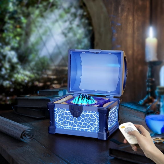 Nook Book Light, Book Light Treasure Box, Bluetooth Treasure Box Projector, Creates a Cozy Reading Ambience for Bedrooms and Living Rooms with 8 Glow Modes and a Timer Function