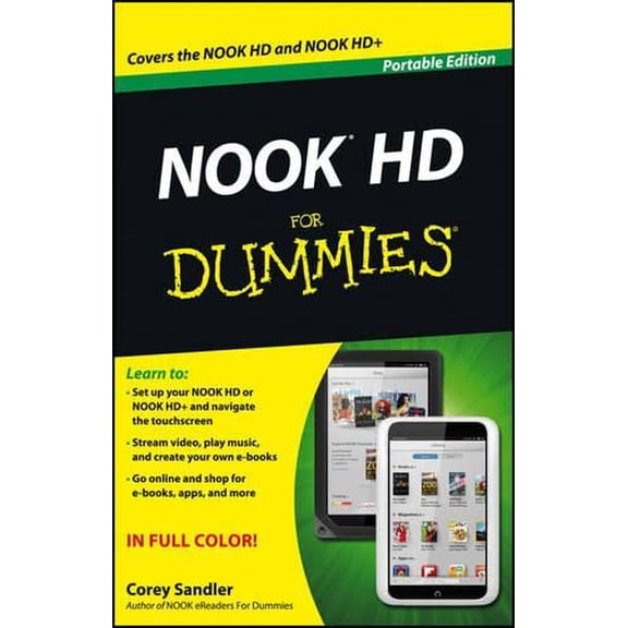 Pre-Owned NOOK HD For Dummies, Portable Edition (Paperback) 1118394984 9781118394984