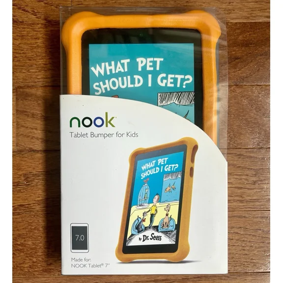 Nook Tablet 7" Foam Bumper Case For Kids - Orange Citrus - Bnip