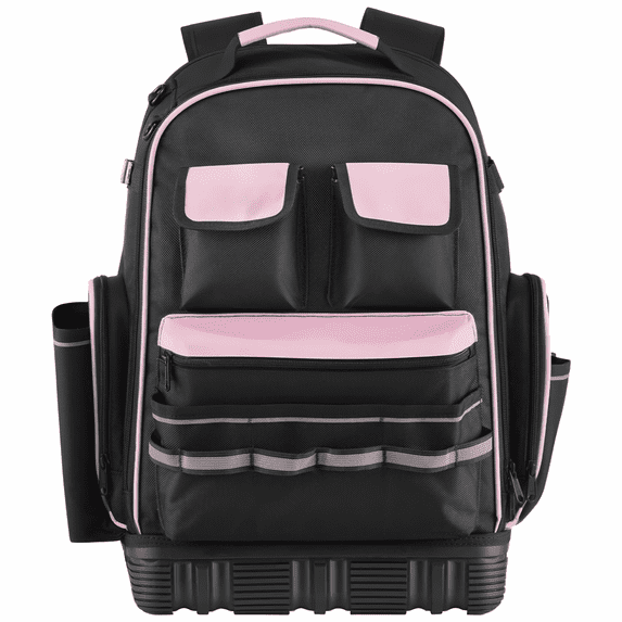 Nook Warmth Tool Backpack 56 Pockets - Heavy Duty Electrician Backpack - Tear Resistant Jobsite Backpack for Plumbers & Mechanics - Laptop Compartment