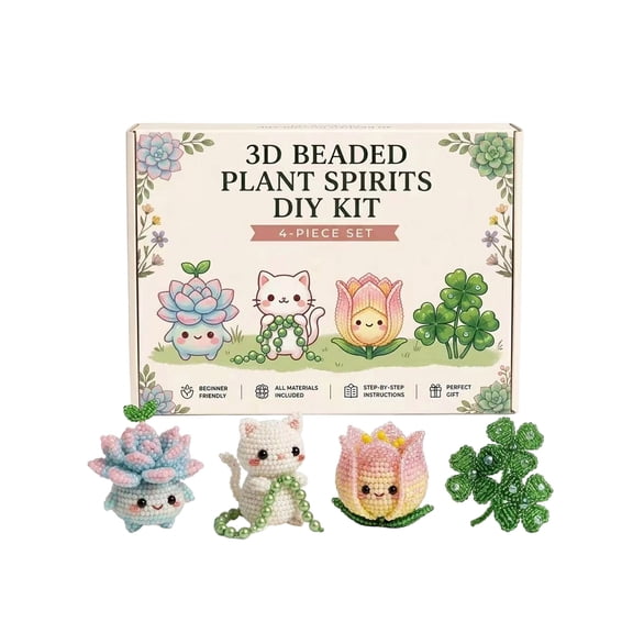 NookHive 3D Animal Craft Bead Kit, DIY Bird Beading Set, Handmade Art Board with Shiny Crystals, Creative Desktop Figurine, Wire Threading Grid Pattern with Color Guide,A