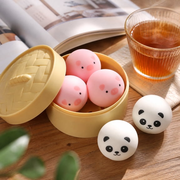 NookHive Crunchy Noisy Stress Balls, Ice Skin Crunchy Squishy Balls, Soft Moldable Squeeze Balls for Home Office or Travel for Adults,White