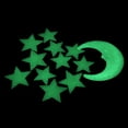 thumbnail image 1 of NookHive Moon Stars Glow in The Dark Luminous Stickers, 20 PCs Removable Wall Decals for Bedroom, Ceiling, Kids Room, Night Sky Decor, DIY Home Decoration,Green, 1 of 2