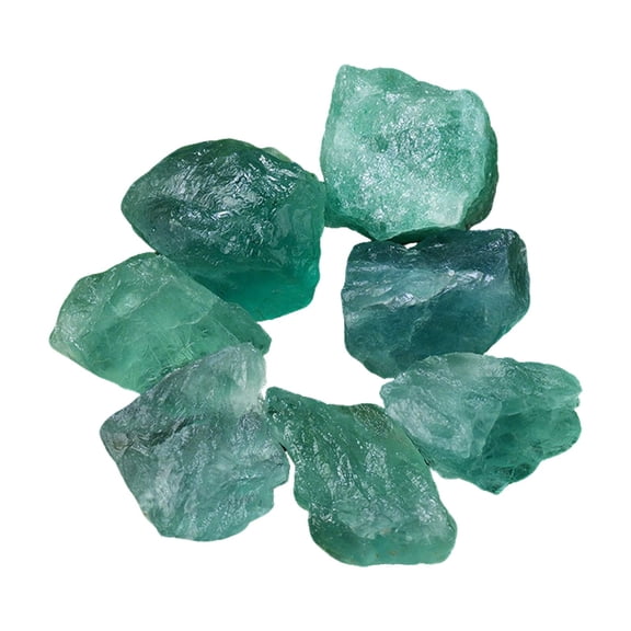 NookHive Natural Crystal Aroma Stone Diffuser Set, Purple Yellow Green Fluorite Healing Stones for Essential Oil Decor & Meditation,Green