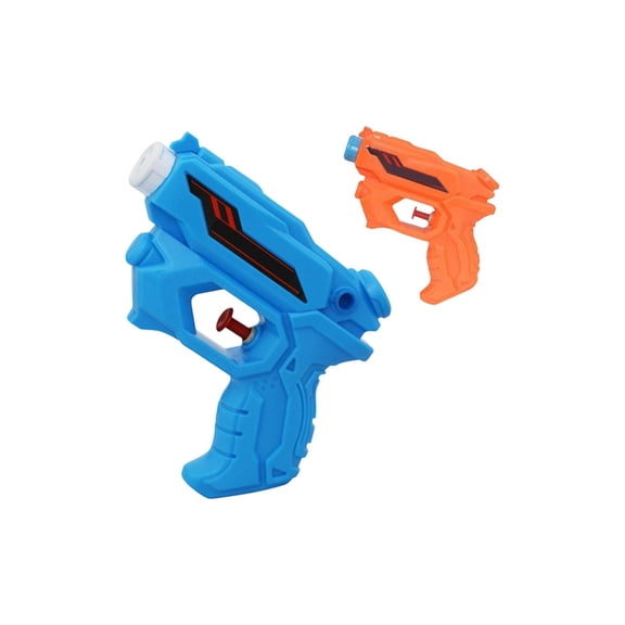 NookHive Press Type Small Water Gun - Summer Outdoor and Indoor Water Play, 2-Piece Pack, Easy Squeeze Action, Perfect for Backyard and Pool Fun,As shown