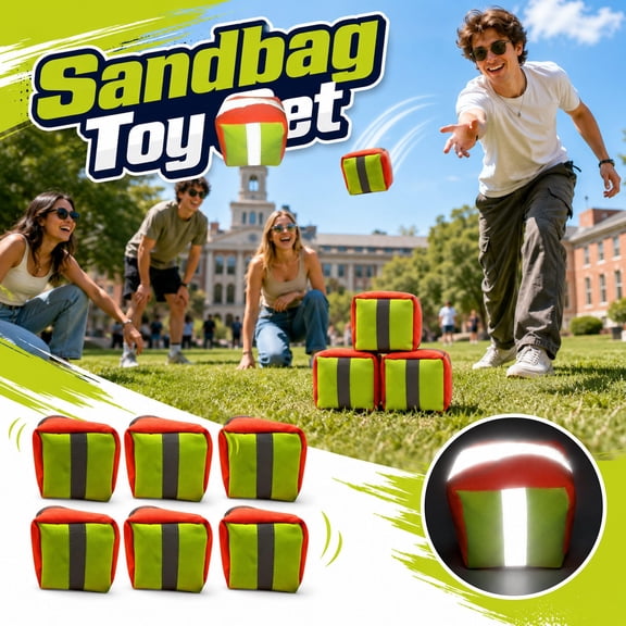 NookHive Sand Hacky Sack for Preschool - Bean Bags for Balance Training, Sensory Integration, Throwing Game, Home Use, Stone Catching Toy, Kindergarten Daycare,A