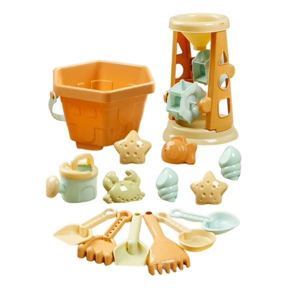 NookHive Top Beach Toys for Kids - Complete Seaside Sand and Water Play Kit with Bucket, Sand Shovel, and Tools, Ideal Summer Outdoor Sand Toys for Toddler Beach Essentials,C