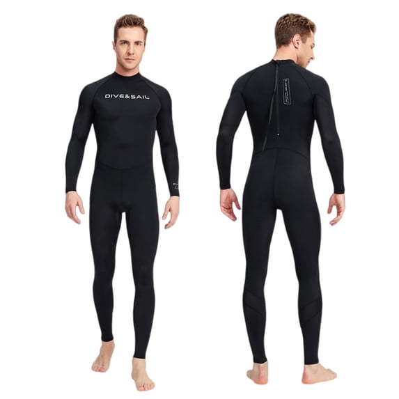 Nookwell Men's UPF 50+ Long Sleeve Full Body Wetsuit, Ultra-Light Quick-Dry Dive Suit for Snorkeling, Swimming & Surfing
