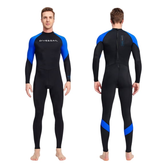 Nookwell Men's UPF 50+ Long Sleeve Full Body Wetsuit, Ultra-Light Quick-Dry Dive Suit for Snorkeling, Swimming & Surfing