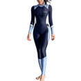 thumbnail image 1 of Nookwell Wetsuit for Womens in Cold Water, Front Zip Long Sleeve Wetsuit Skin Protection Diving Suit for Aerobics Diving Surfing Swimming, 1 of 8