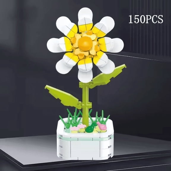 Wizardi Brick Potted Flower - Noon Flower Sycamore Building F07M9-9(103)-C8