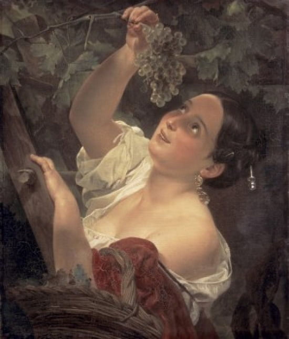 Noon in Italy 1827 Karl Pavlovic Briullov (1799-1852Russian) Oil on canvas Russian State Museum St Petersburg Canvas Art - Karl Pavlovic Briullov (18 x 24)
