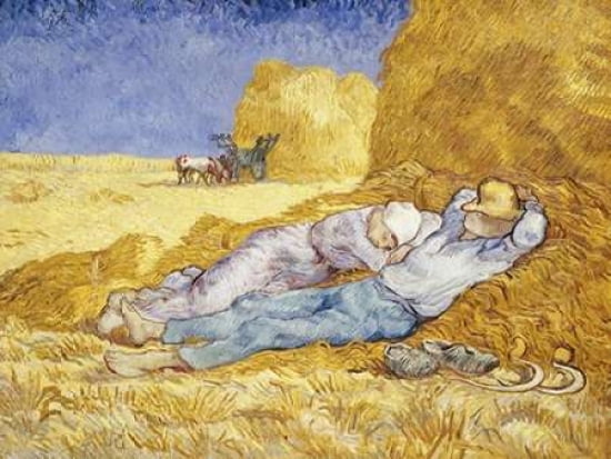 Noon- Rest Canvas Art - Vincent Van Gogh (22 x 28)
